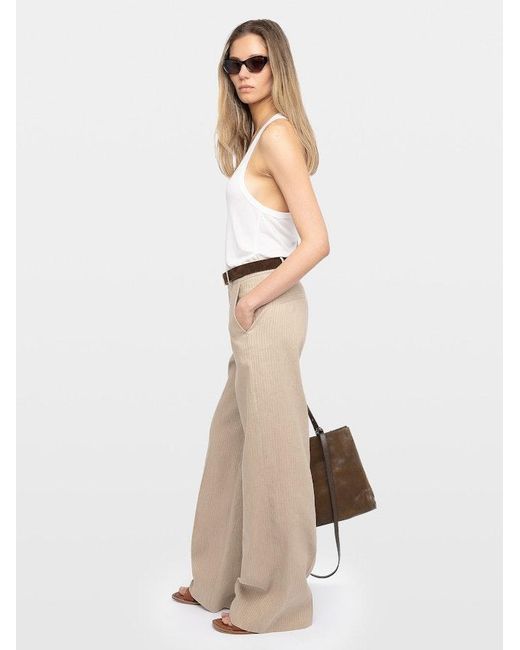 Zadig & Voltaire Natural Trousers Panol
