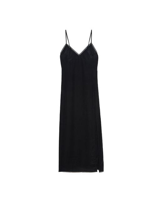 Zadig & Voltaire Black Ramelil Dress 100% Silk