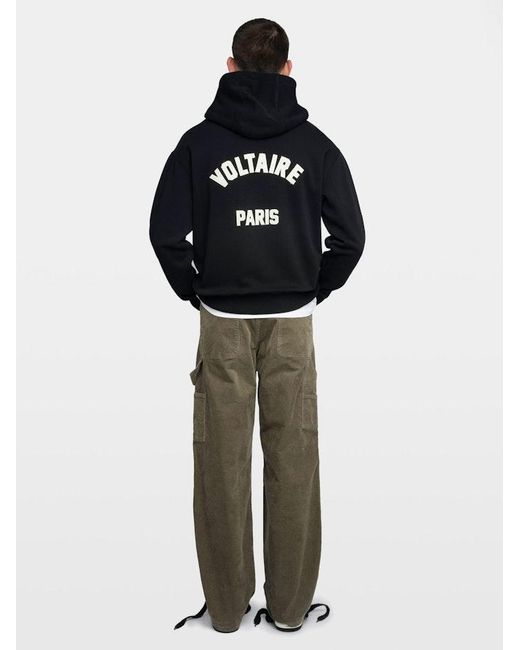 Zadig & Voltaire Black Sacha Sweatshirt for men