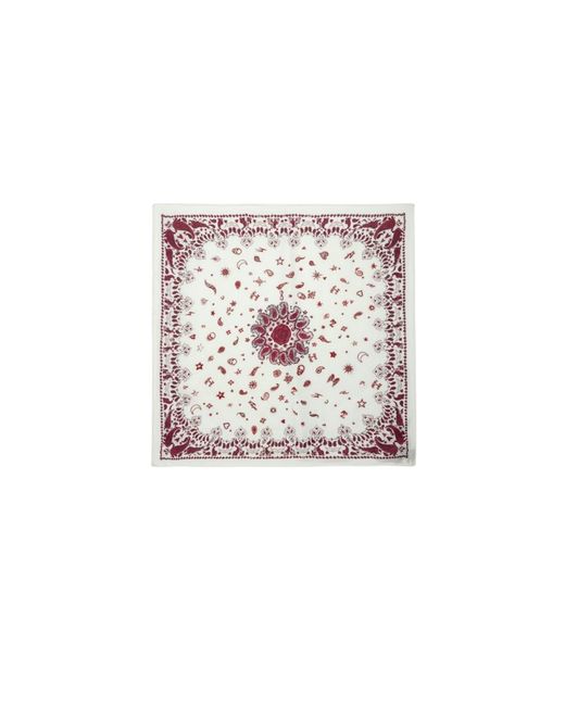 Zadig & Voltaire Pink Debbie Bandana 85 Scarf