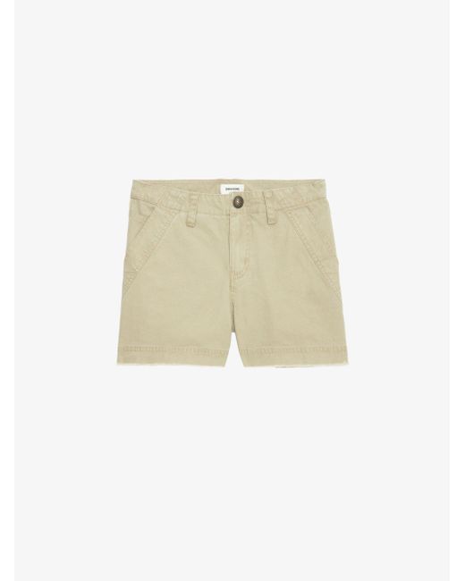 Short sparky Zadig & Voltaire en coloris Natural