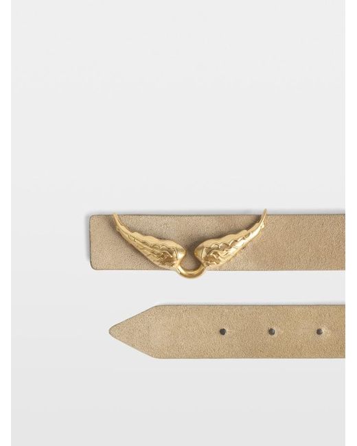 Zadig & Voltaire Natural Belt Rock Reversible 30Mm