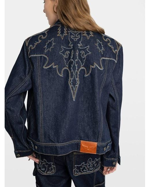 Zadig & Voltaire Blue Bases Denim Jacket