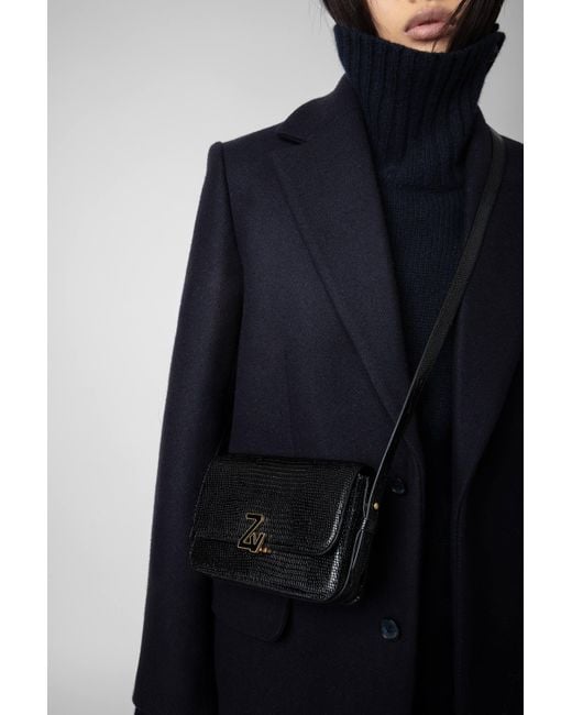 Zadig & Voltaire Le Mini Zv Initiale Bag in Black Lyst