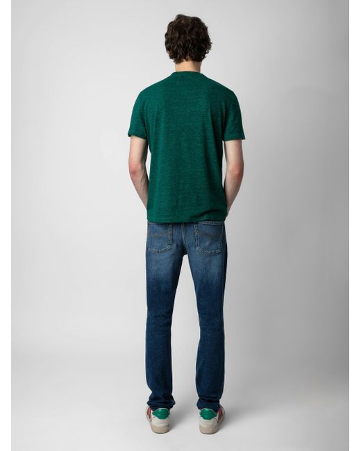 Zadig & Voltaire T-shirt Tommy in Green für Herren