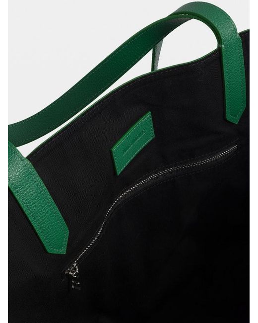 Zadig & Voltaire Green Z Shopper Xl Monogram Tag Bag