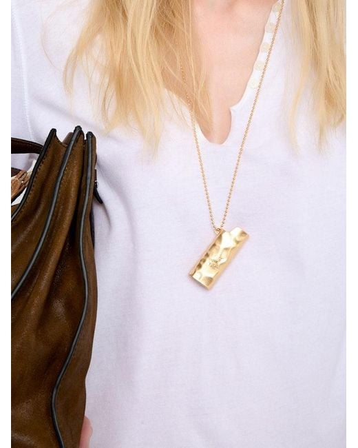 Zadig & Voltaire White Henley T-Shirt