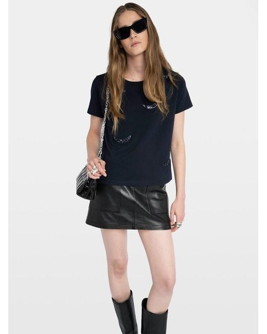 Zadig & Voltaire Black Alys T-Shirt