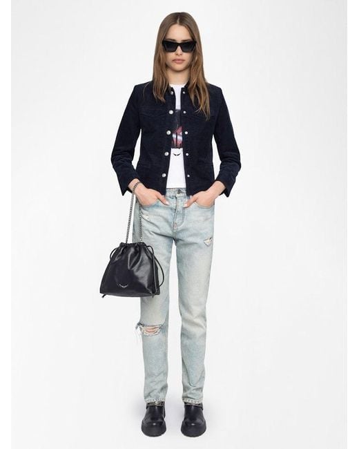 Zadig & Voltaire Blue Liam Jacket