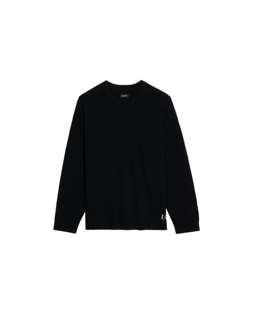 Zadig & Voltaire Black Jumper Swonny for men