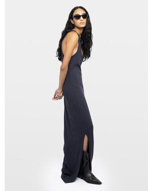 Zadig & Voltaire Blue Dress Tiffania