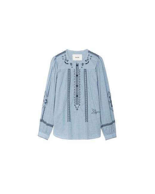 Zadig & Voltaire Blue Tigy Tunic