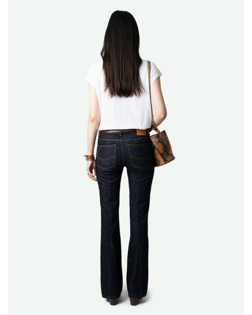 Zadig Voltaire Jean Eclipse in White Lyst UK