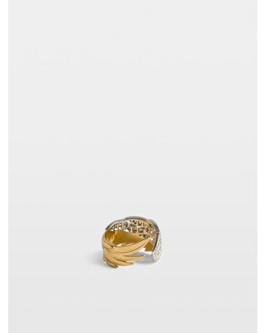 Zadig & Voltaire White Rock Feather Ring