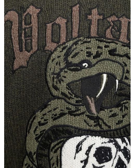Zadig & Voltaire Green Marko Jumper 100% Merino Wool for men