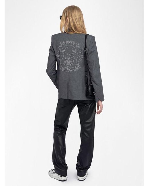 Zadig & Voltaire Blue Vavy Blazer