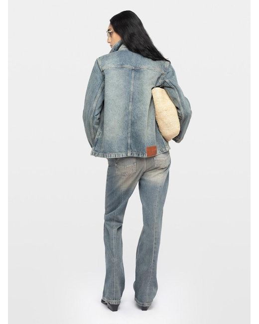 Zadig & Voltaire Blue Jacket Lienna Denim