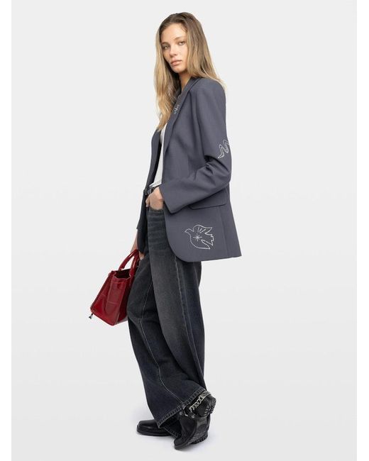 Zadig & Voltaire Blue Vival Blazer