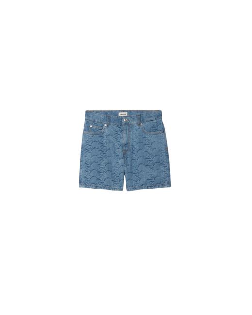 Zadig & Voltaire Blue Sadys Shorts