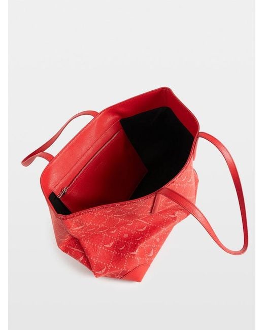 Zadig & Voltaire Red Z Shopper Xl Monogram Bag
