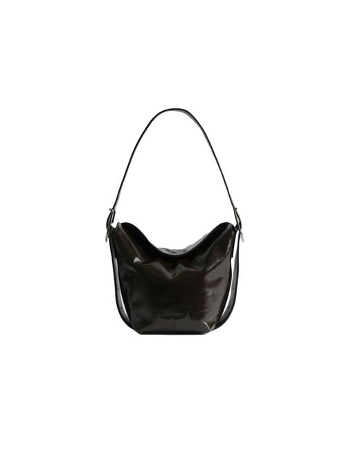 Zadig & Voltaire Black Baby Jane Vintage Patent Bag