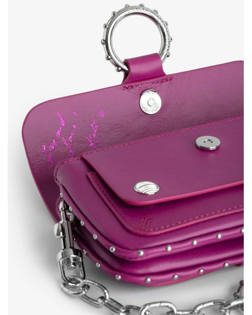 Zadig & Voltaire Purple Kate Wallet Bag