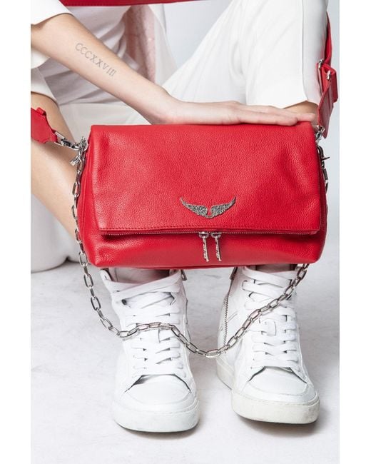 Sac Rocky Grained Passion - Femme Zadig & Voltaire en coloris Rouge | Lyst