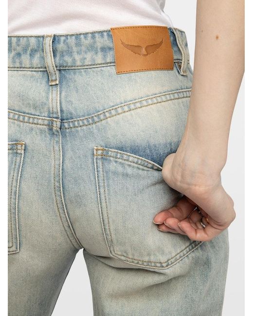 Zadig & Voltaire Gray Ete Jeans