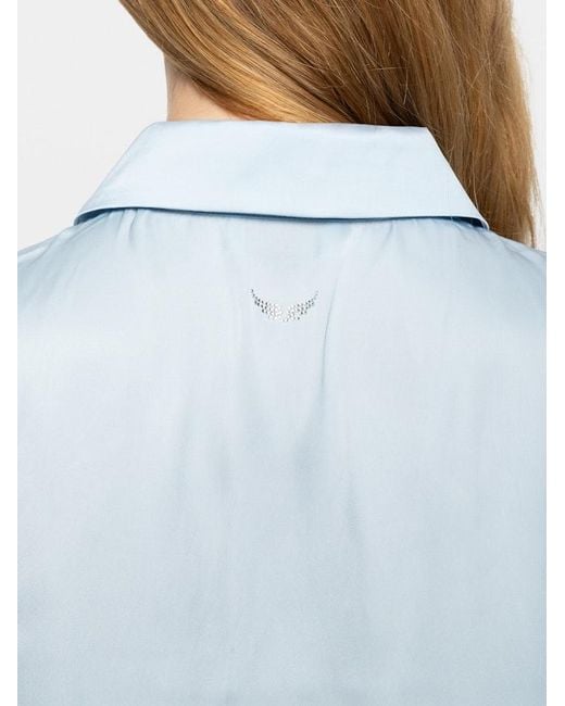 Zadig & Voltaire Blue Thely Shirt