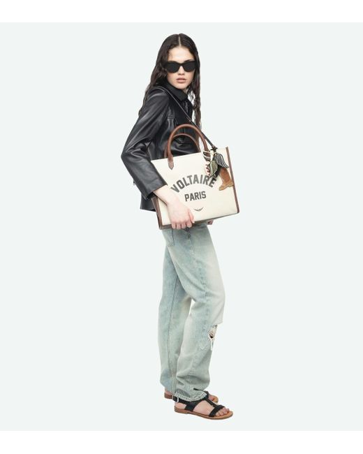 Zadig & Voltaire White Angel Tote Voltaire Bag