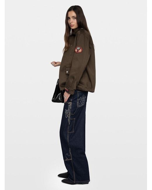 Zadig & Voltaire Green Kid Jacket
