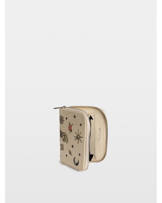 Zadig & Voltaire Metallic Mini Zv Tattoo Purse
