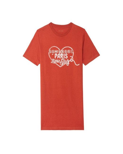 Zadig & Voltaire Red Dima Dress