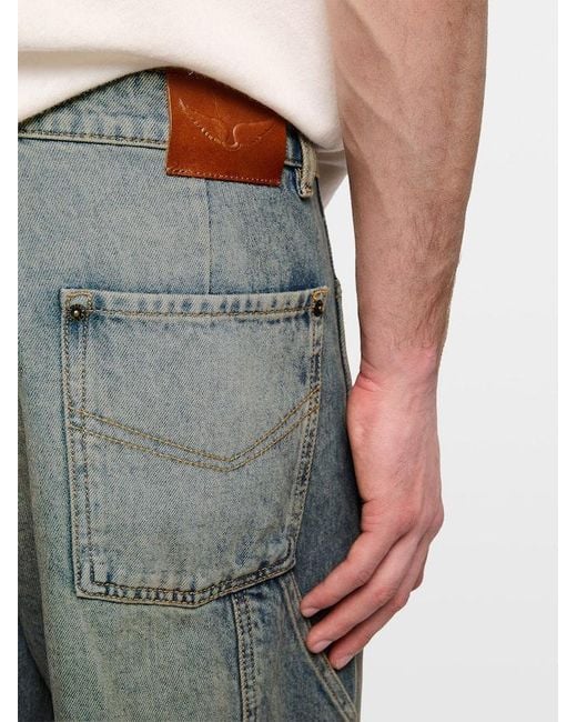 Zadig & Voltaire Gray Shorts Perys Denim for men
