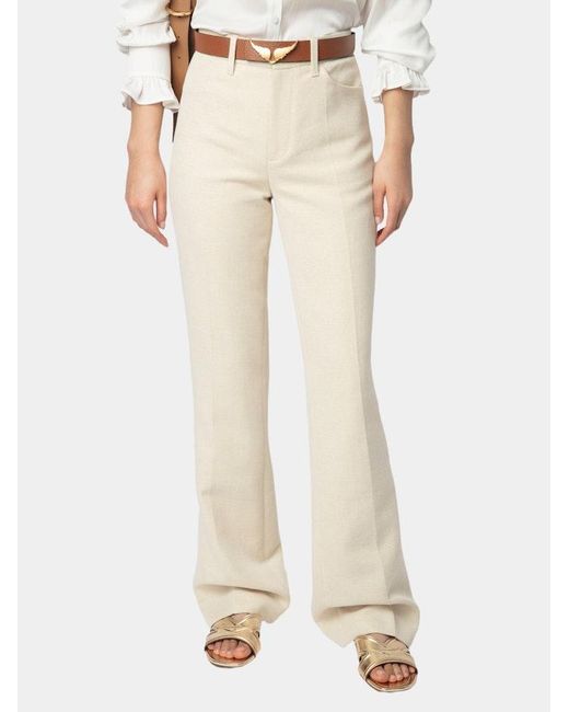 Zadig & Voltaire White Pistol Trousers