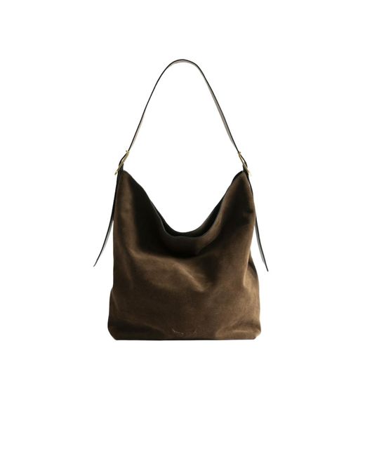 Zadig & Voltaire Black Jane Hobo Xl Suede Bag