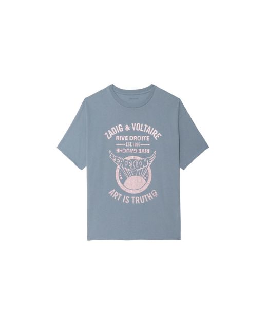 Zadig & Voltaire Blue T-Shirt Berry