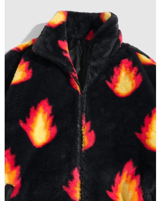 Zaful faux fur jacket store