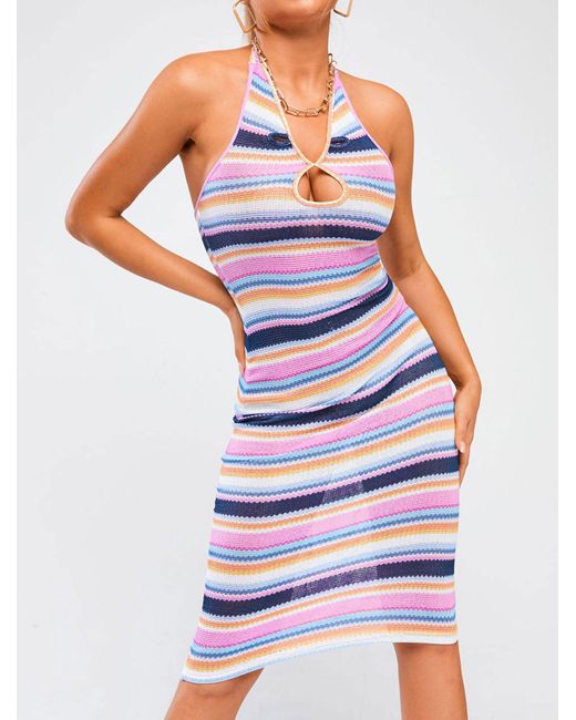 Zaful Bodycon Dress Keyhole Cutout 