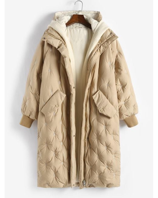 Zaful puffer sales jacket