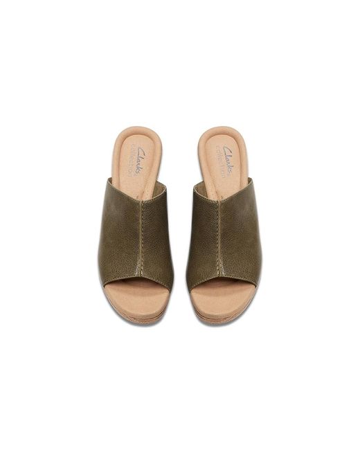 Clarks Brown Giselle Orchid ( Leather) Sandals