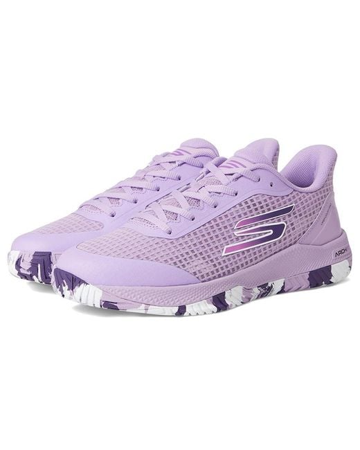 Skechers Purple Go Train Arch Fit Viper Court Pro