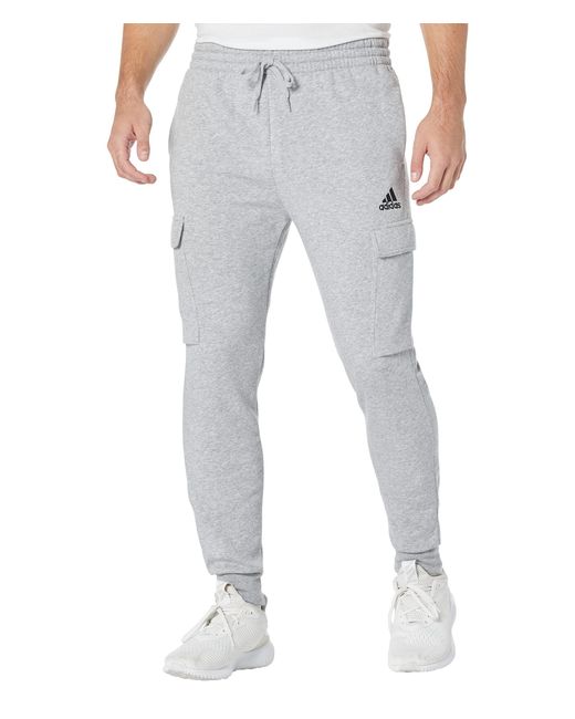 adidas Feel Cozy Tapered Fleece Cargo Pants in Gray for Men | Lyst
