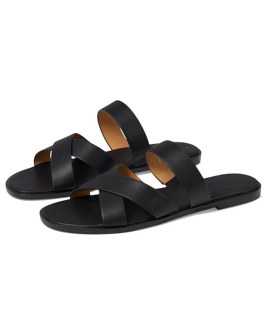 Madewell Black Trace X Band Sandals (True) Sandals