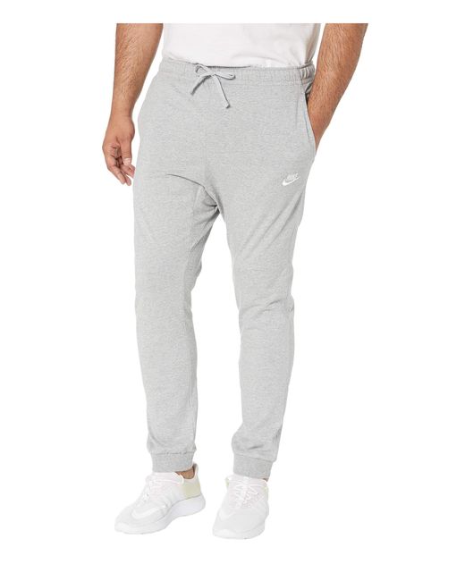 nike club jogger in grey