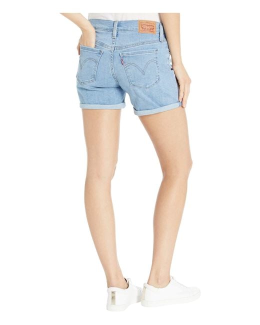 levi's women's mid length shorts