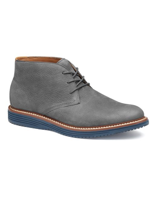 Johnston Murphy Upton Chukka in Gray for Men Lyst