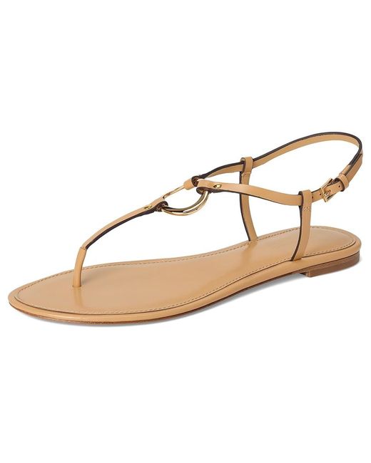 Tory Burch Black Ring Sandal Shoes, Leather