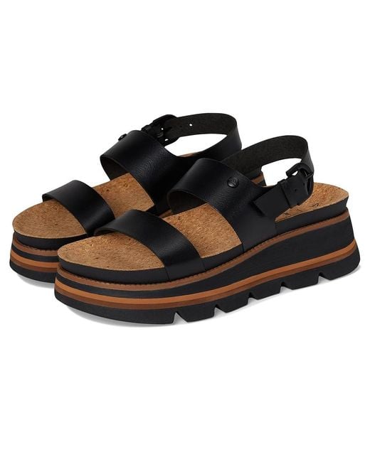 Reef Black Vista Luxe Liah Wedge Shoes 8 B