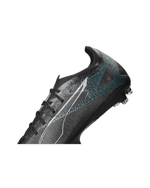 PUMA Black Ultra 5 Pro Firm, Artificial Ground Soccer Cleats Soccer Shoes - -Bright Aqua 10 D for men